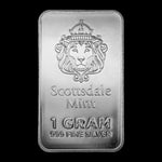 1 Gram Scottsdale Mint Silver Bar - "Prepper Silver" BU - Summit Metals