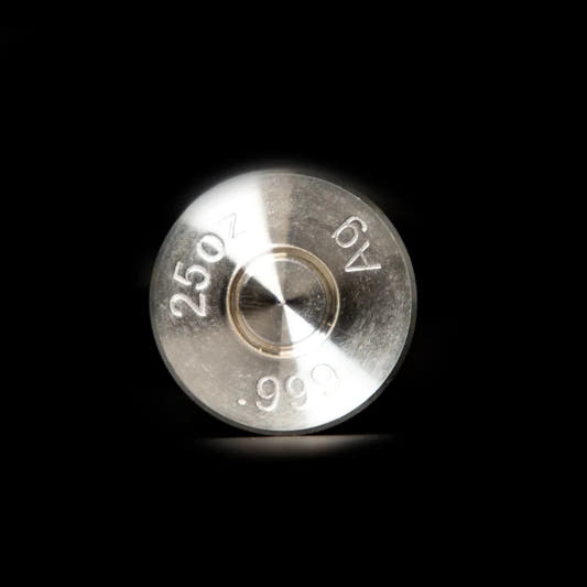25 oz Silver Bullet (Auto cannon size) - Summit Metals