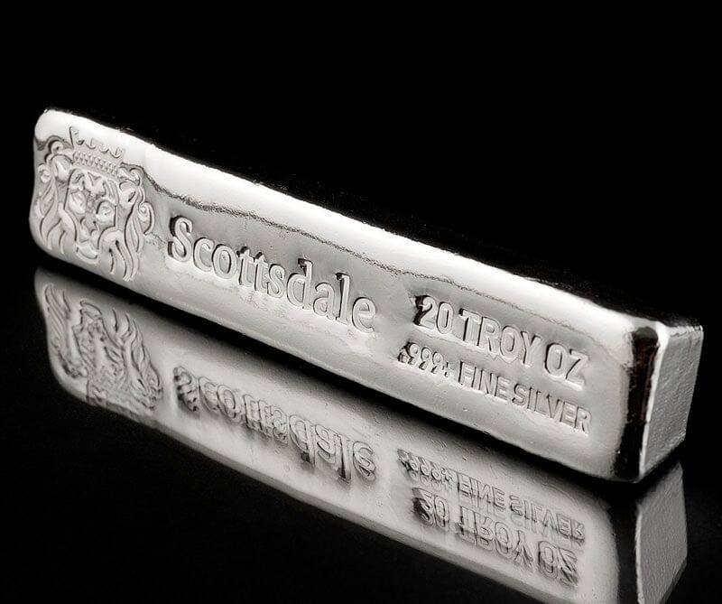 20 oz Silver Scottsdale KitKat Bar BU - Summit Metals