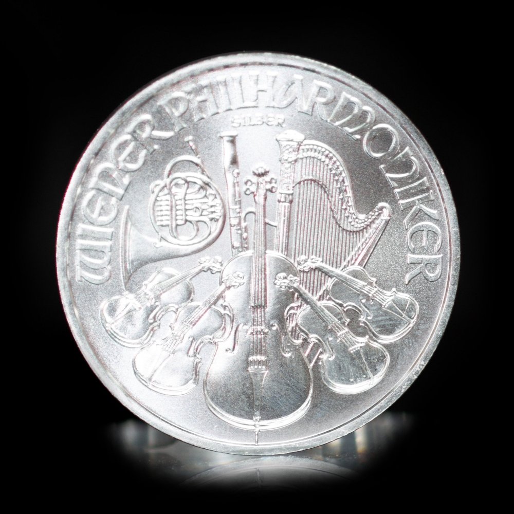 1 oz Austrian Silver Philharmonic BU (Random Year) - Summit Metals