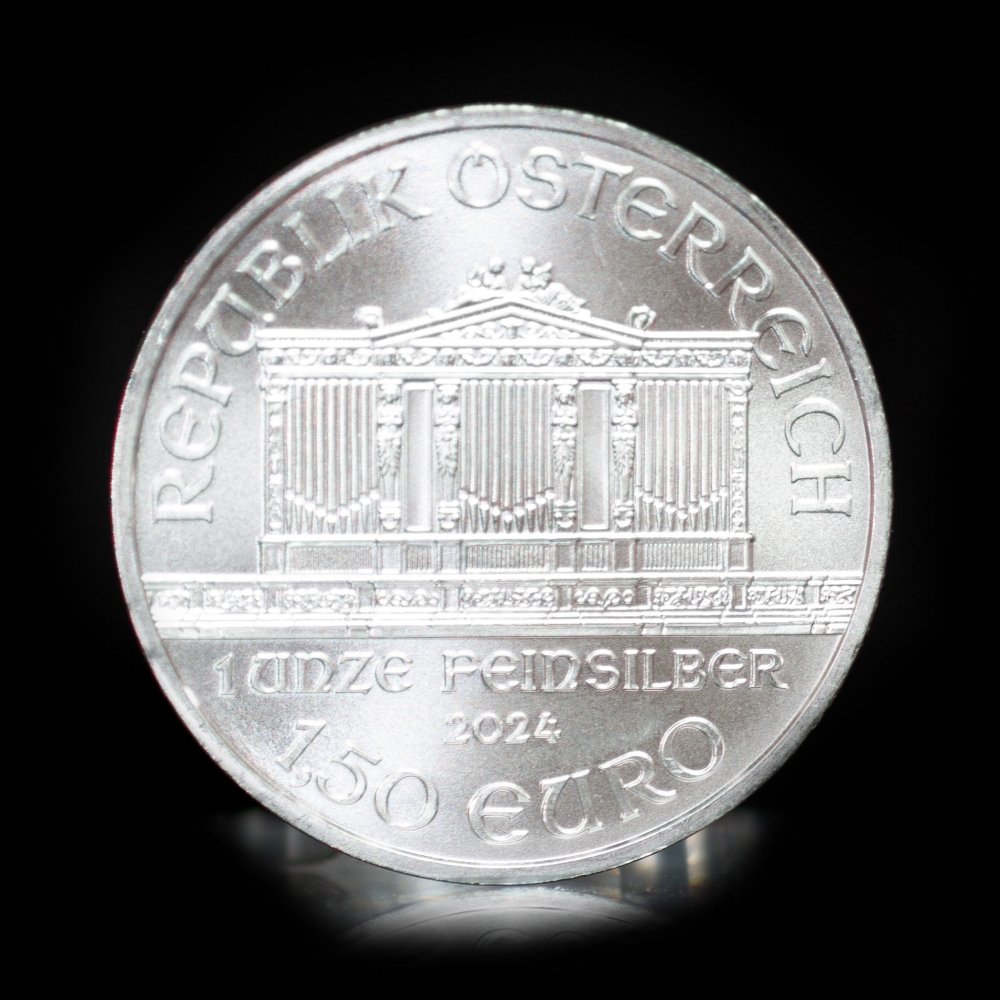 1 oz Austrian Silver Philharmonic BU (Random Year) - Summit Metals