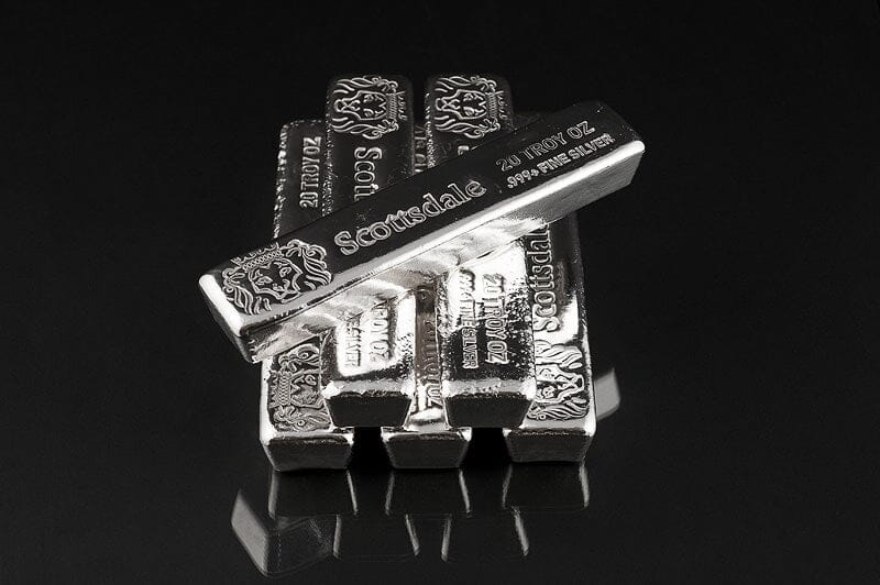 20 oz Silver Scottsdale KitKat Bar BU - Summit Metals