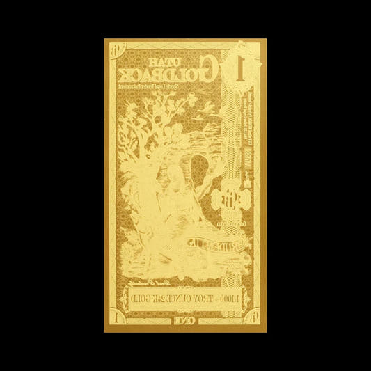 1 Utah Goldback Gold Note - Summit Metals